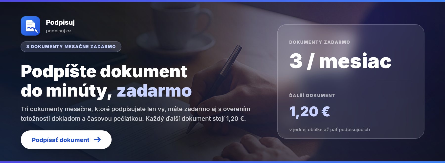Podpisuj: Zmluvy podpísané do minúty, bez tlačiarne