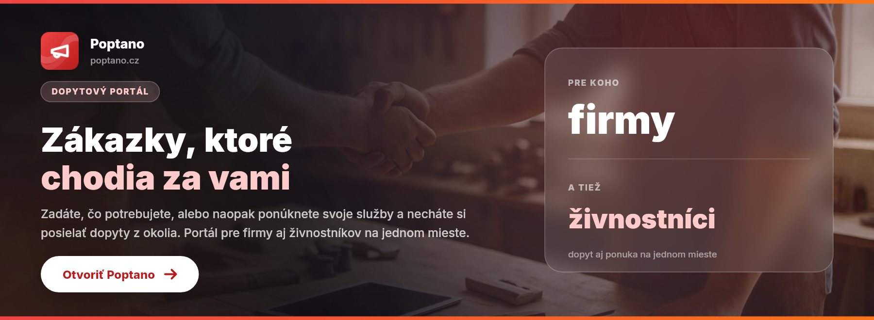 Poptano: Inzertný portál