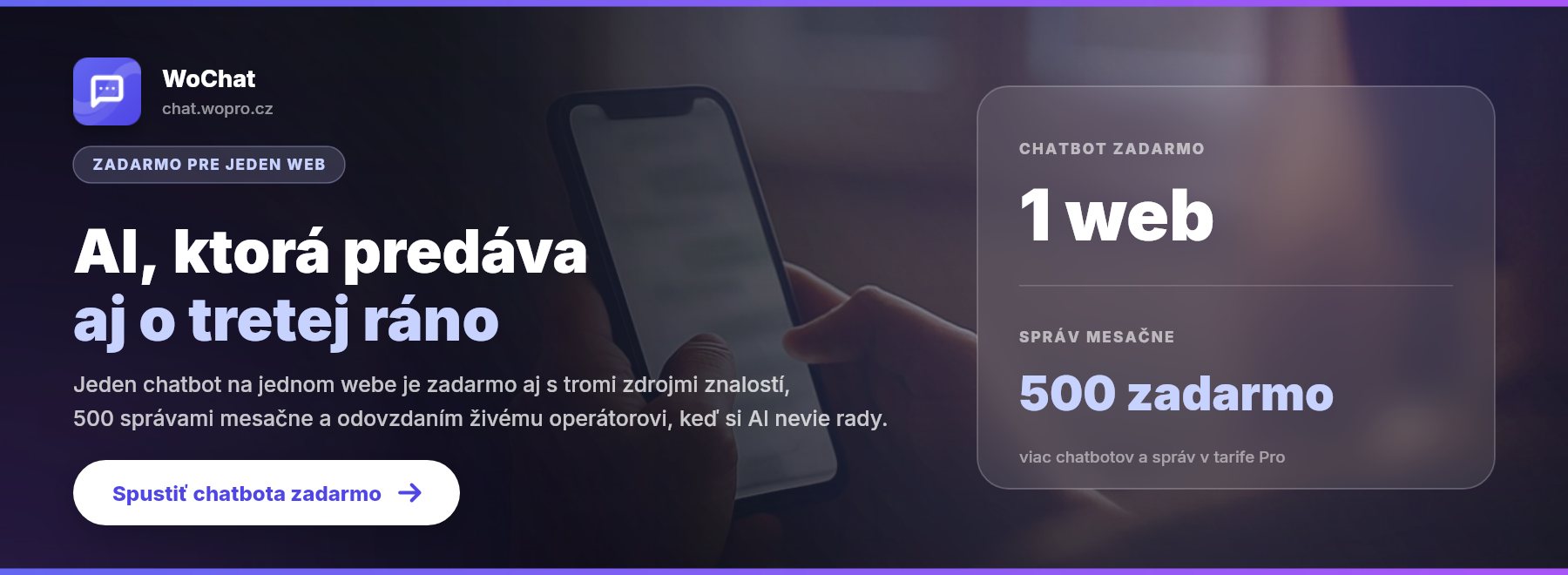 WoChat: AI, ktorá predáva za vás 24 hodín denne